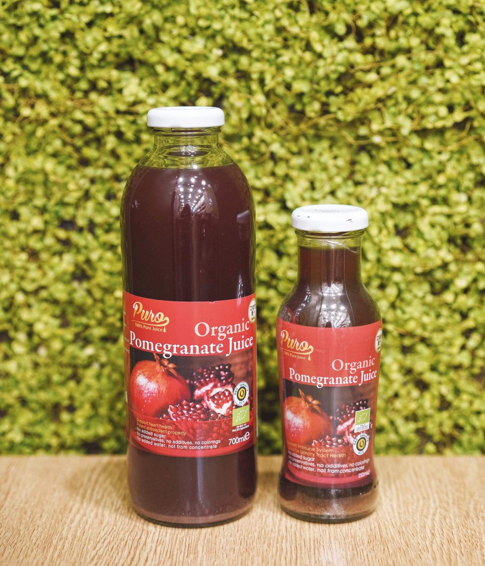 Pure 100% 有機純紅石榴汁 700ml HK$69(買2件或以上88折)