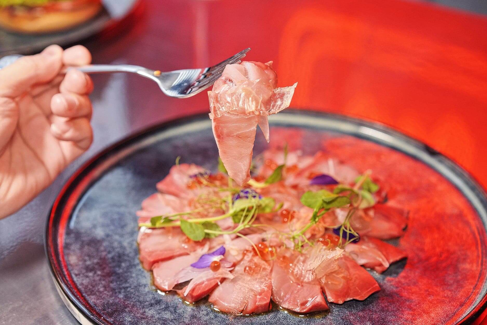 油甘魚好鮮美,加上陣陣蘋果木香,非常惹味!